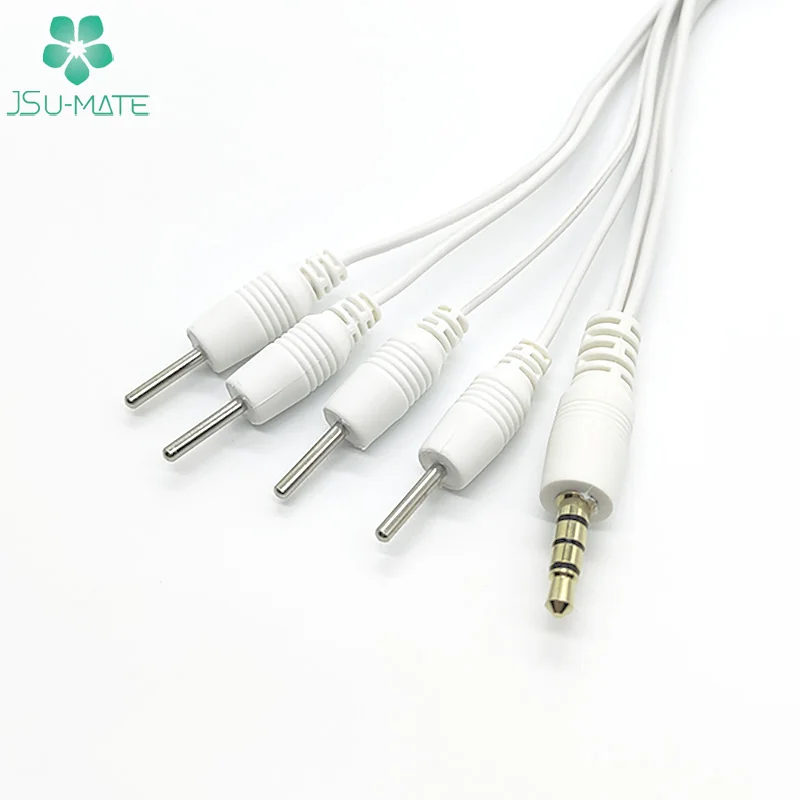 Customized Electrode Therapy Tens EMG Silver Plating Wire Medical Tens Cable Medical Assembly Cable