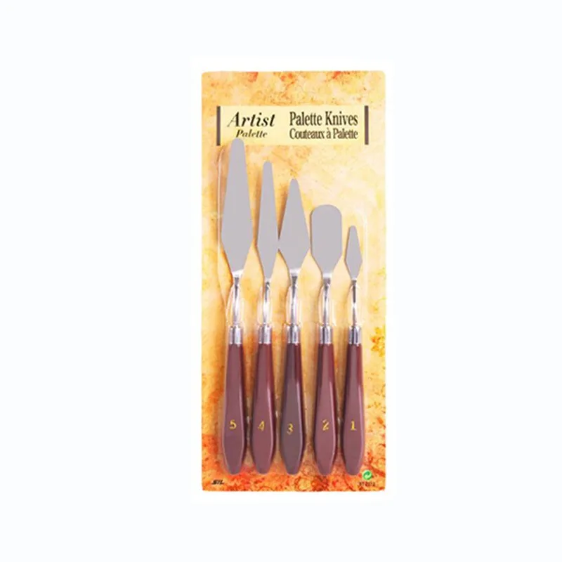 Palette Knifes Stainless Steel Pallet Knife Set Paint Knife  Art Spatula for Oil  Acrylic Paint Cake Decorating