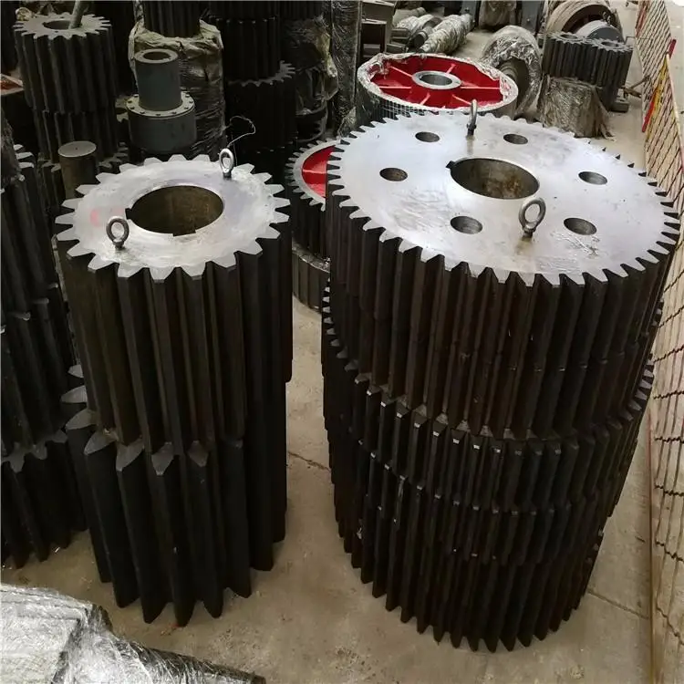 High precision machining cement rotary pinion steel cast heavy duty pinion