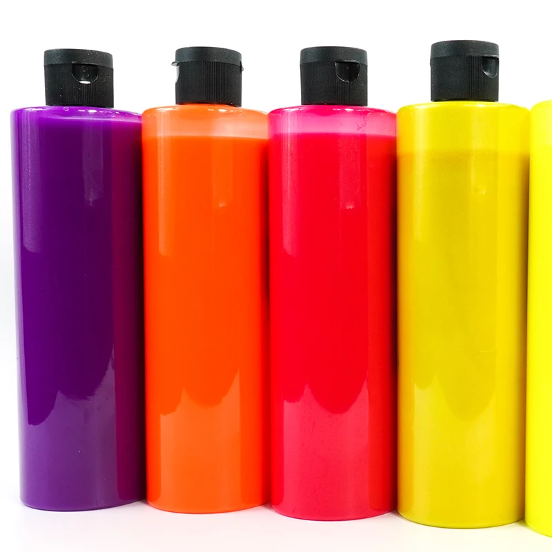 Fluorescent Luminous Body Paint Makeup Water Based Neon Color Uv for Kids for Neon Party Face Painting