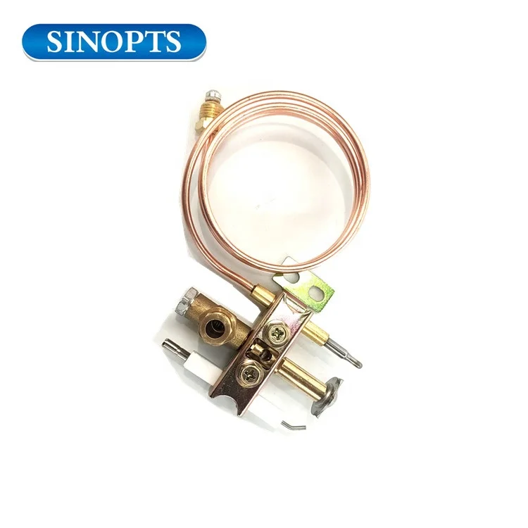 LPG Gas water heater parts pilot burner assembly with thermocouple and igniter electrode