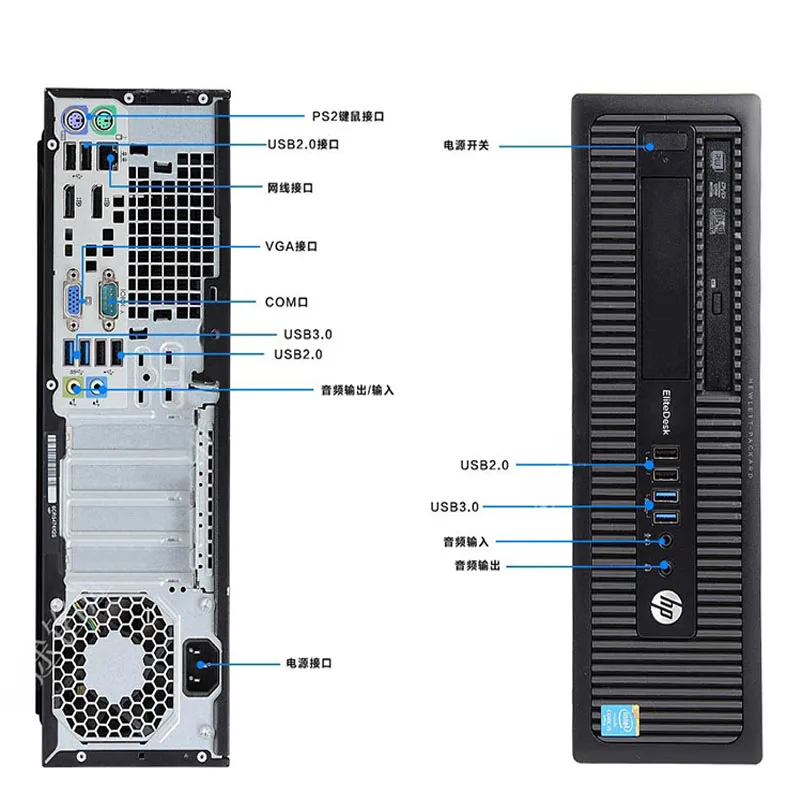 Процессор ProDesk6 поколения 2-7-го настольный хост i3 i5 i7 для офиса