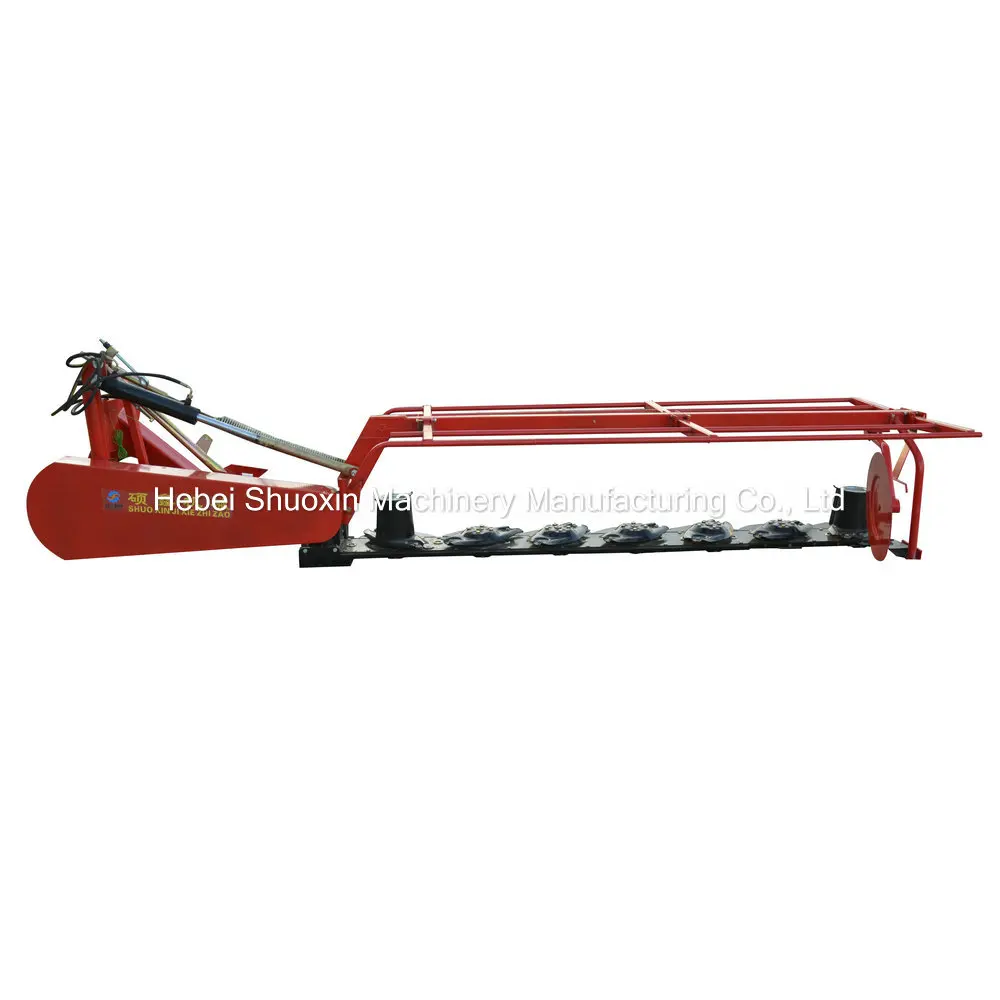 ShuoXin Rotary 4 5 6 7 8 discs finger wheel lawn hay mower rotary disc mower