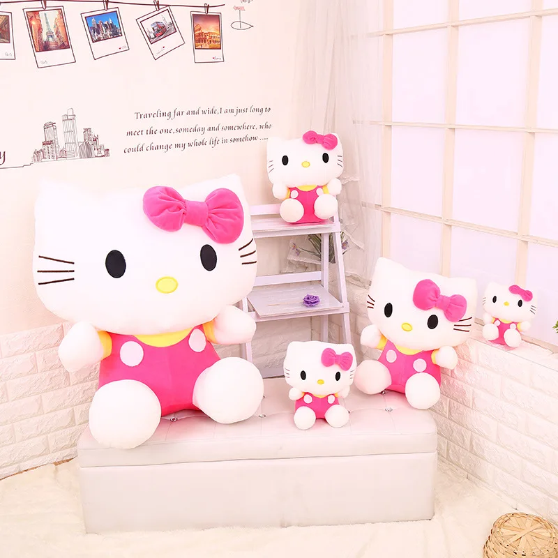 Low moq hello kitty plush toy sourcing agent plush toy pink color easter stuffers