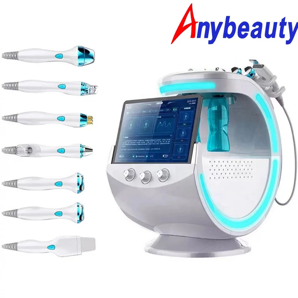Quality New Multifunctional Facial Aqua Spa Cleaning Machine 7 in 1 H2O2 Water Oxygen Jet Peel Beauty Skin Machine Aqua Peeling