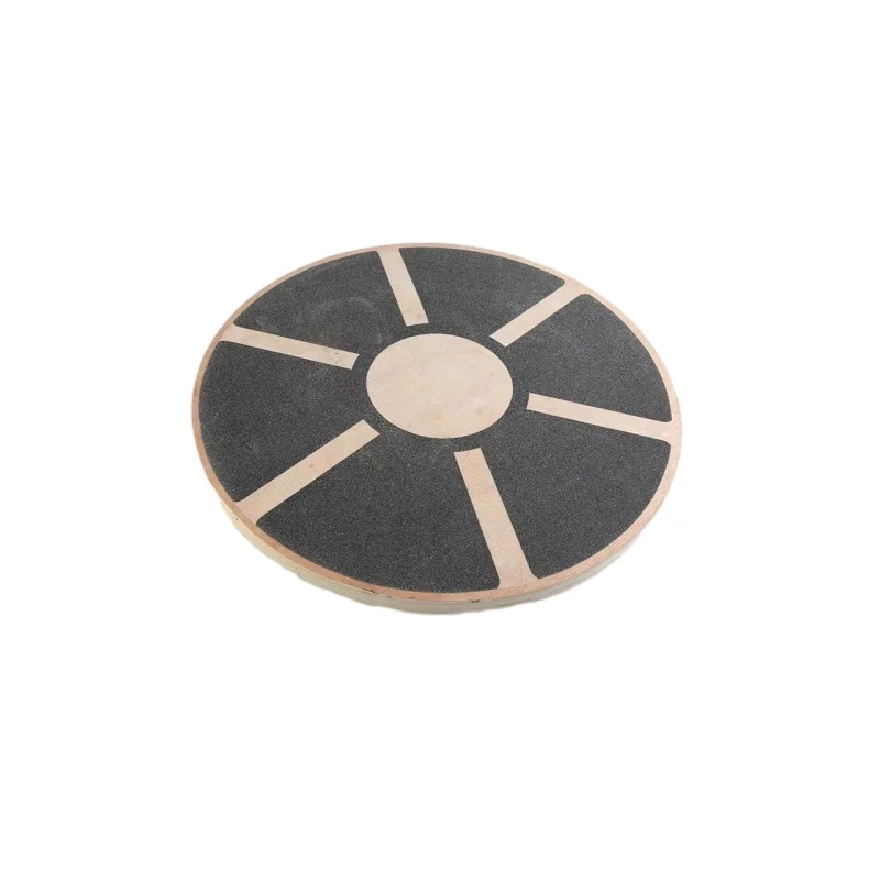 Custom logo high quality plastic round exercise fitness stability trainer wobble yoga twisting workout balance board