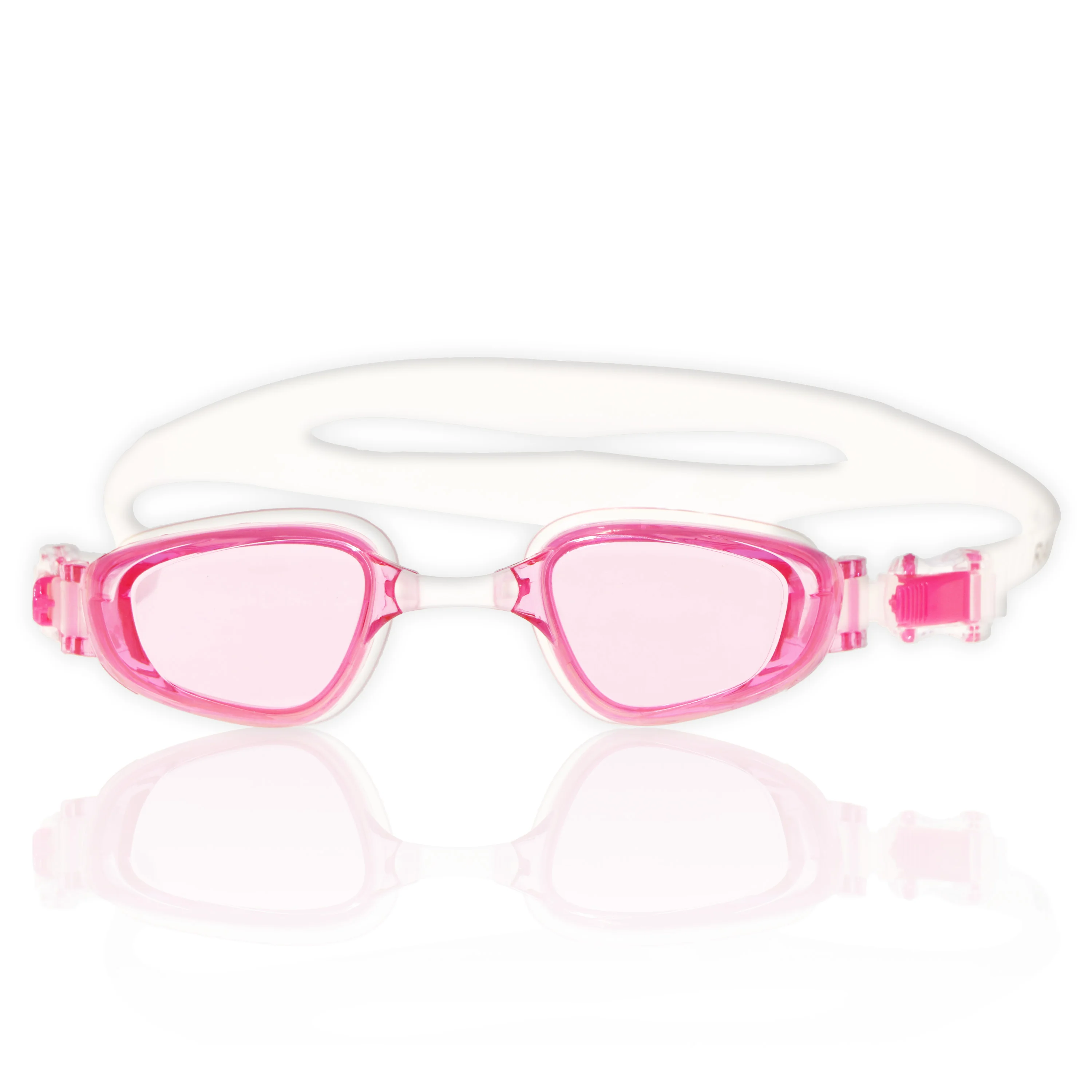 Cool custom underwater anti fog mirrored glass swimming goggles for adult