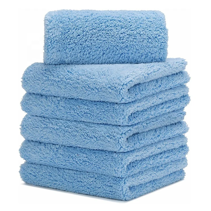 Microfiber Towels for Cars, Car Drying Wash Detailing Buffing Polishing Towel with Plush Edgeless Microfiber Cloth, 450 GSM