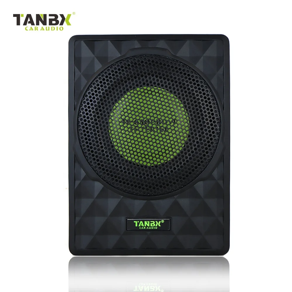 New design 6.5 inch car under seat ultra-thin subwoofer with amp  SPL ative power auto slim subwoofer TF-650PROV1
