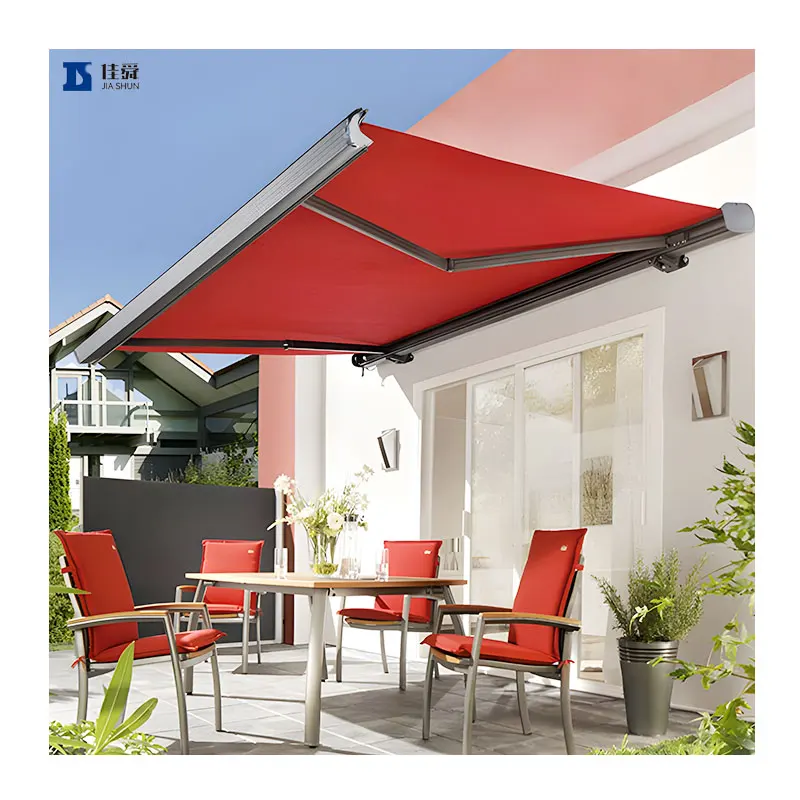 Hot New Design Automatic Roof Folding Awning Large Awning Retracted Pergola