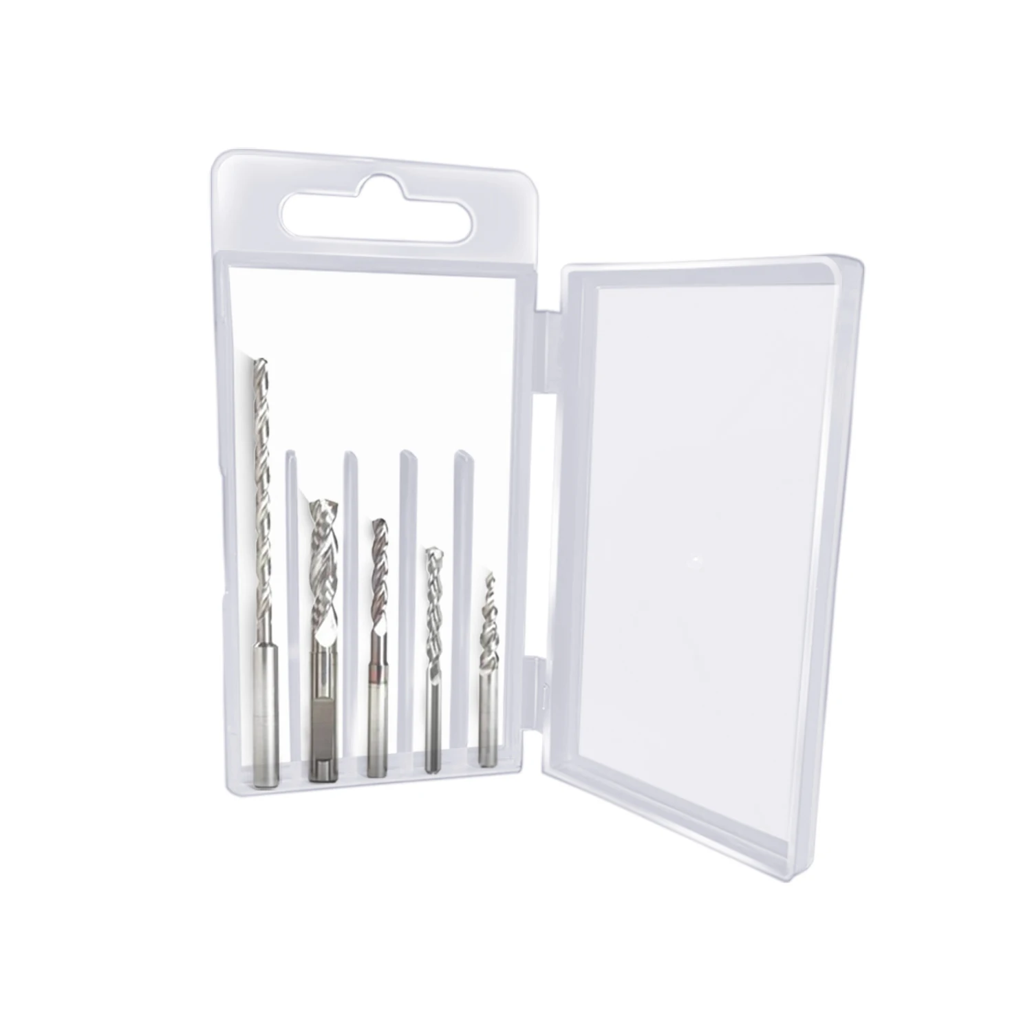 Manufacturer direct sales high-quality plastic drill bit packaging box, nail drill bit storage box, nail drill bit holder box