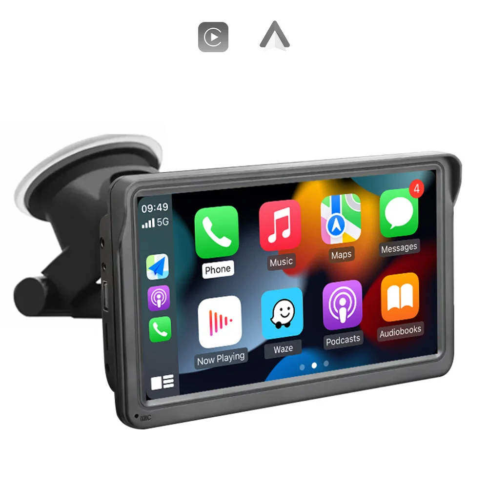 Autoabc Wireless carplay screen Portable Carplay Tablet Android Auto Car Stereo Radio Player apple carplay screen