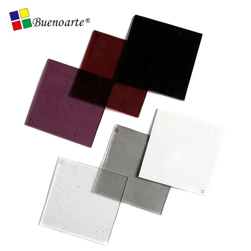 COE96 Fusible Stained Glass Sheet, Fusing Glass Lampwork Hobby Craft Suppliers And Mosaic Arte DIY Manualidades Microwave Kiln