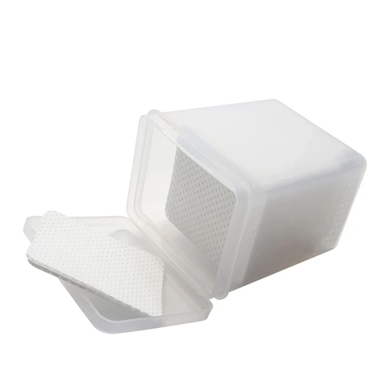 Private Label Adhesive Wipe Eyelash Glue Removing Cotton Pad For Eyelash Extension