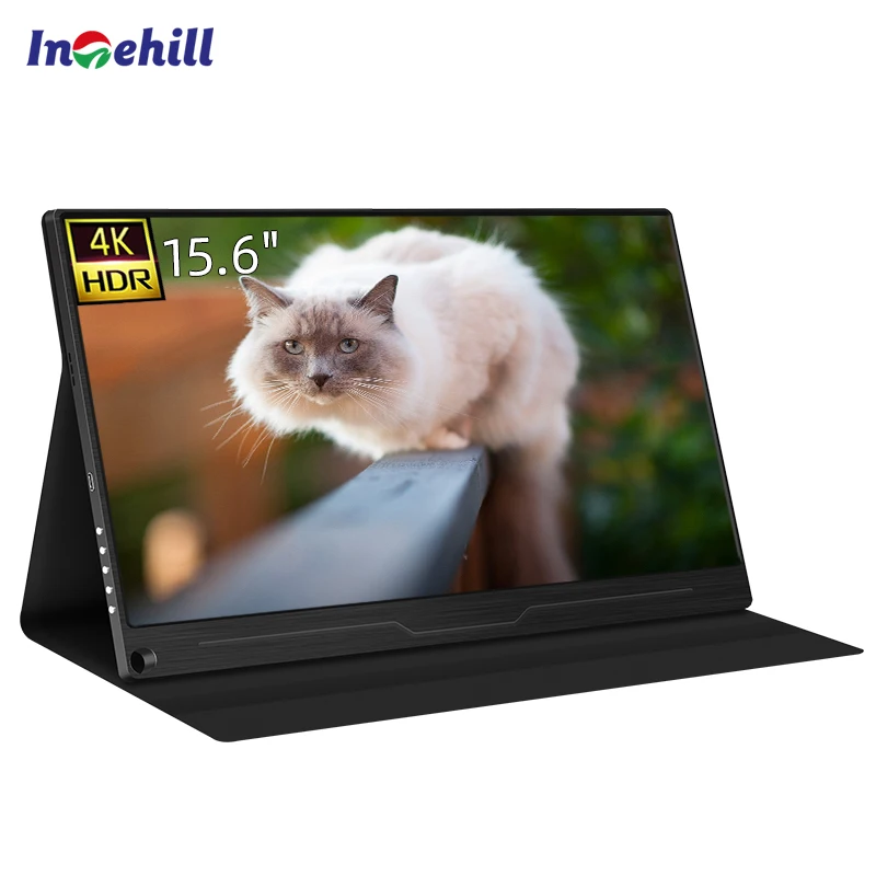 Монитор для ПК 4K 15,6 дюймов Thounderbolt 3 Портативный игровой экран от Intehill