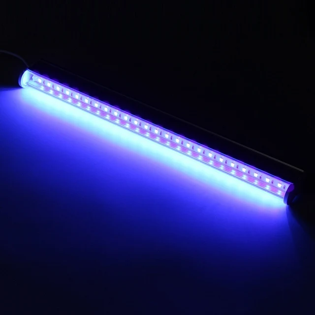 High Quality UVA T8 LED Tube Integrated Light Black Light 365nm 2FT 60cm 8W 9W Clear Cover for Banknote Verification