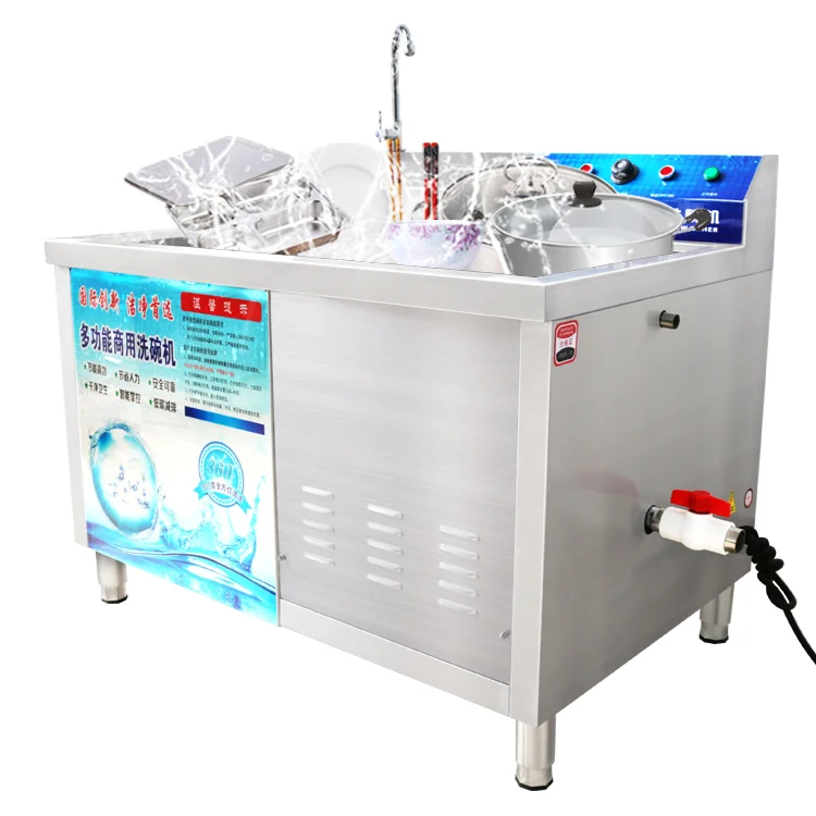 
2021 Ultrasonic Dishwasher Kitchen Equipment Stainless Steel Hotel 