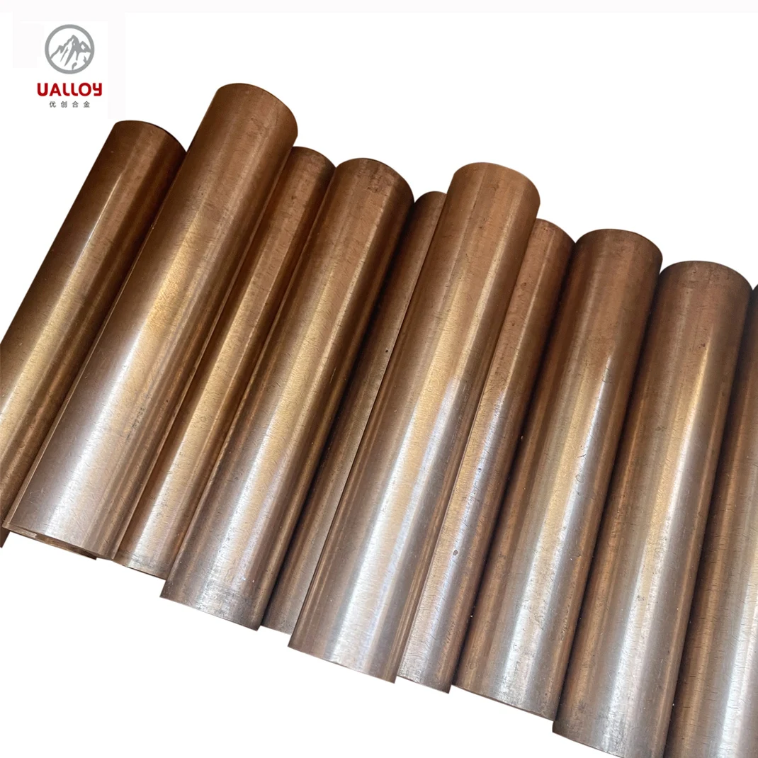 Beryllium Bronze Alloy Rods M25 CuBe2Pb with diameter 5mm and length 2000mm