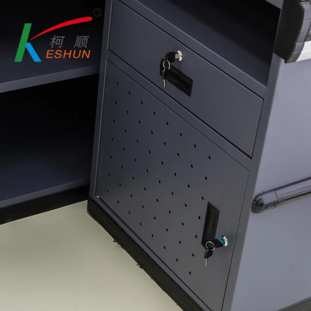 Factory direct sale simple modern checkout counter, multi-function supermarket cashier desk