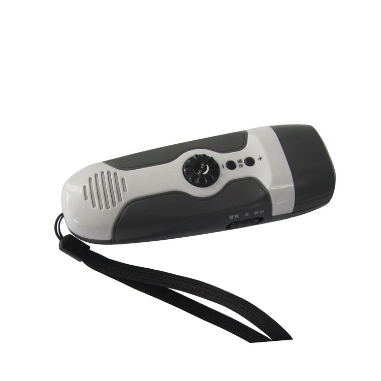 Hand-generated emergency disaster prevention flashlight with radio function