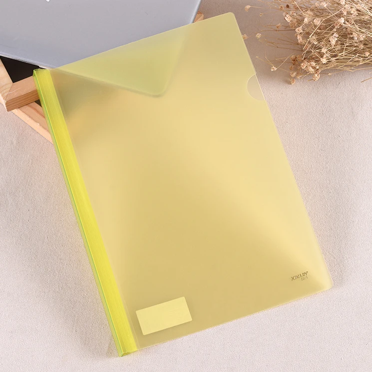
Manufacturers Selling L Shape Book Cover Waterproof Transparent A4 Pp L Shape With Slide Bar Transparent Cover Book 