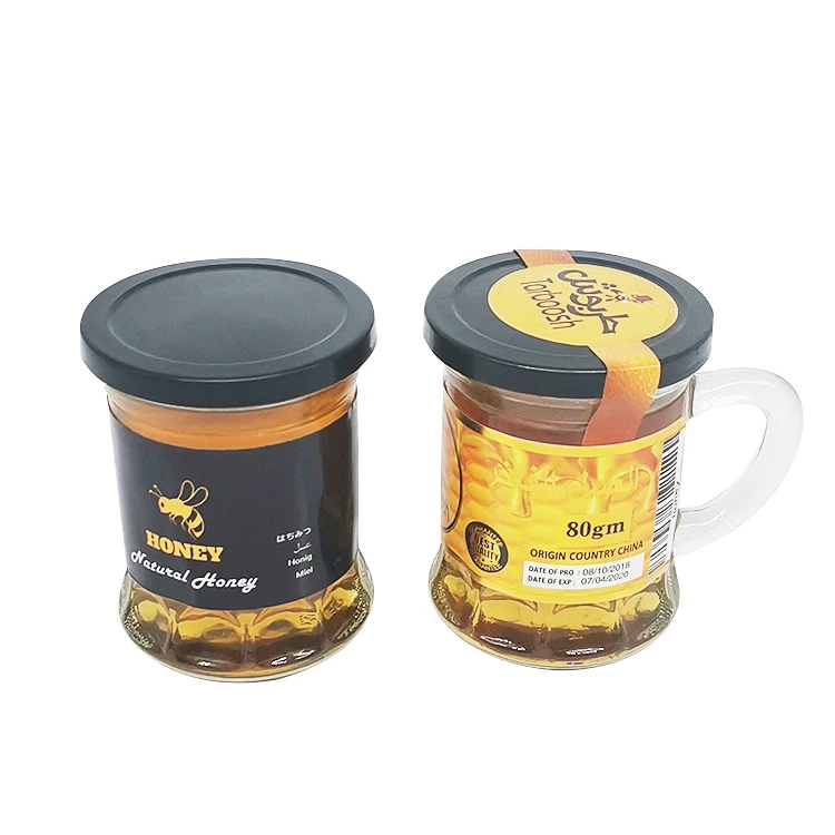 80g Glass Jar Pure Bee Honey