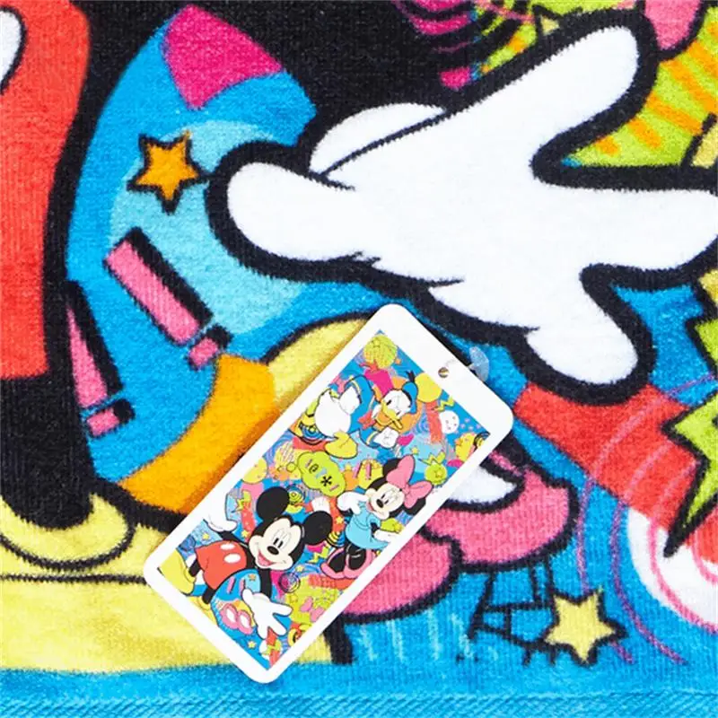 kids cartoon towel microfiber printed beach towel with logo custom print