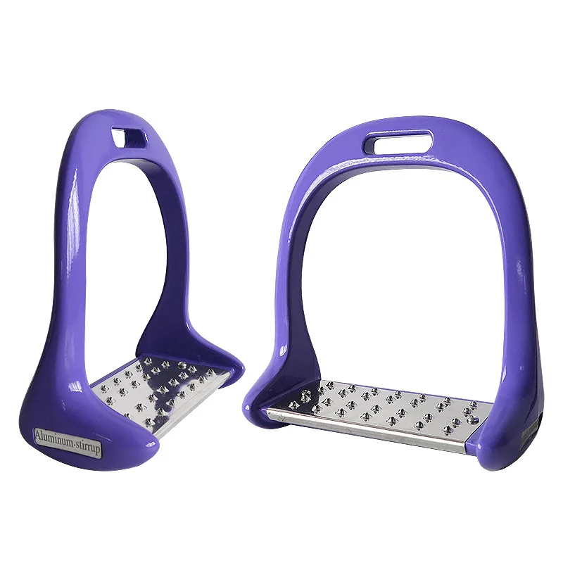 Multi-Color Aluminum Stirrups Thickened And Weighted Stainless Steel Pedal Horse Stirrups And Customized Logo Plates