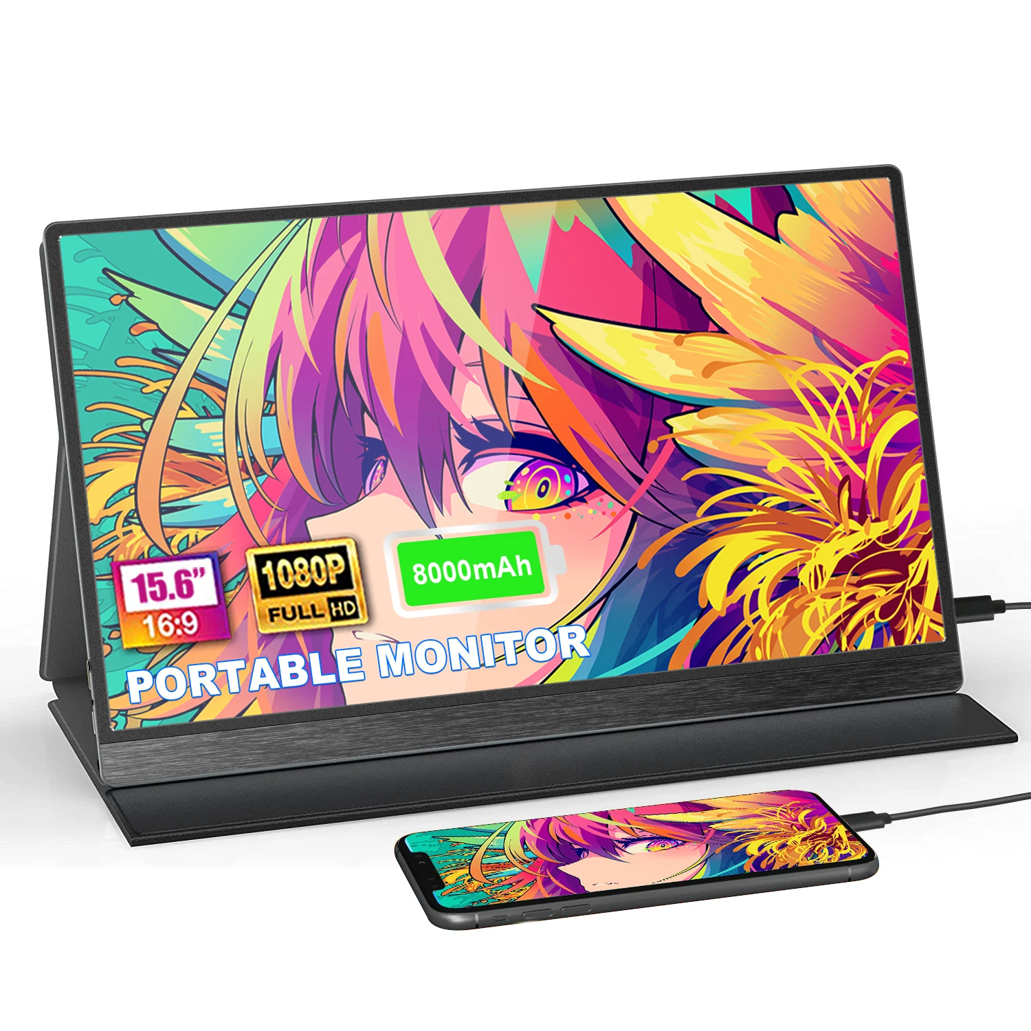 Hot Selling New Oem High Quality 15.6 inch 1080P 4K Extended Dual Screen Gaming Portable Monitor for Laptop