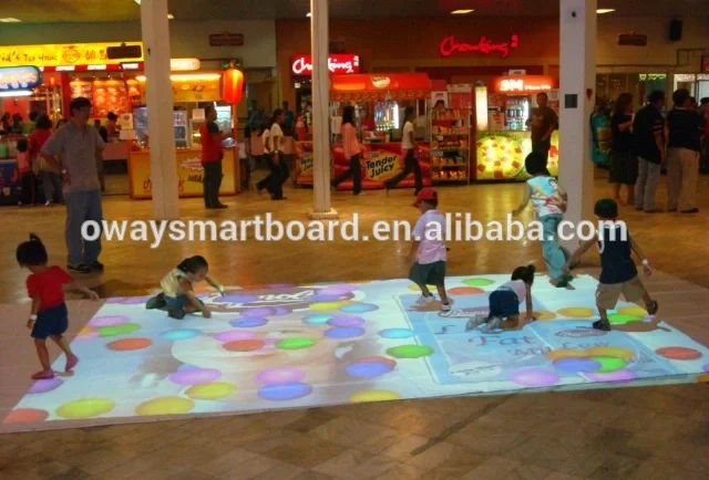  Popular portable projector interaction system with interactive projection floor games indoor amusement playing