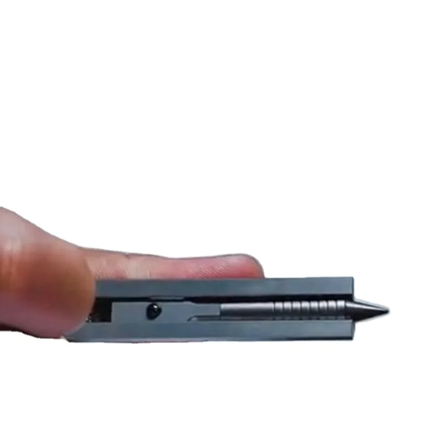 The Triceratops is a beautiful, simple and practical edc tool made of titanium magnetic timeless pen and double scale