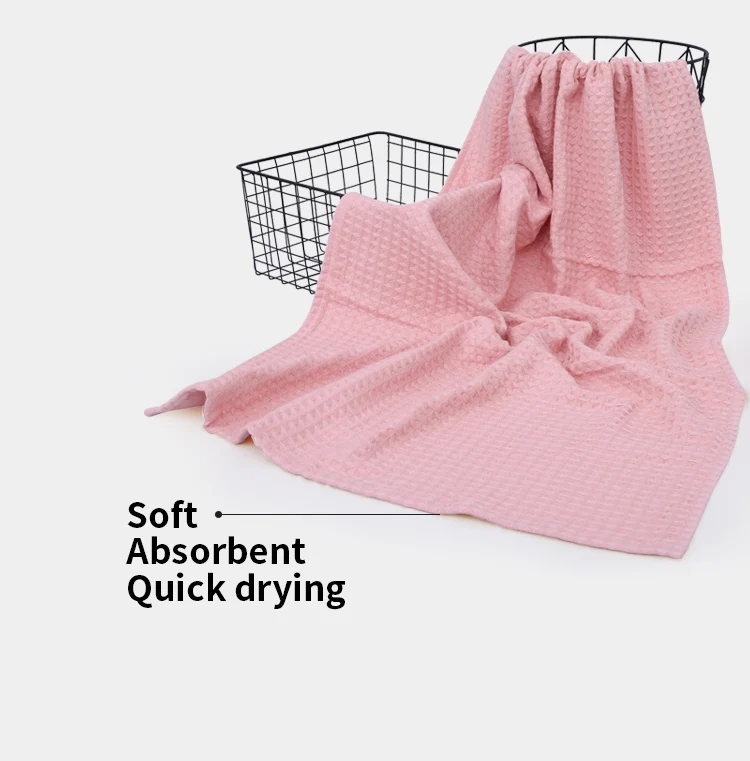 Eco Friendly hemp textile bath linens kids  linen waffle hemp bath towel