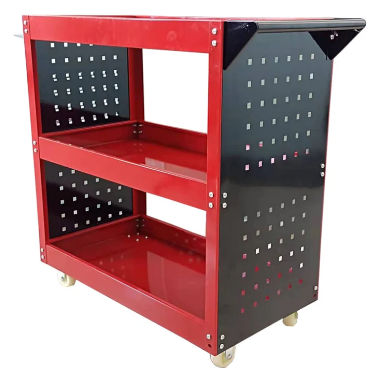 Tools cart without drawer for car beauty mechanics tool trolley trolley tool