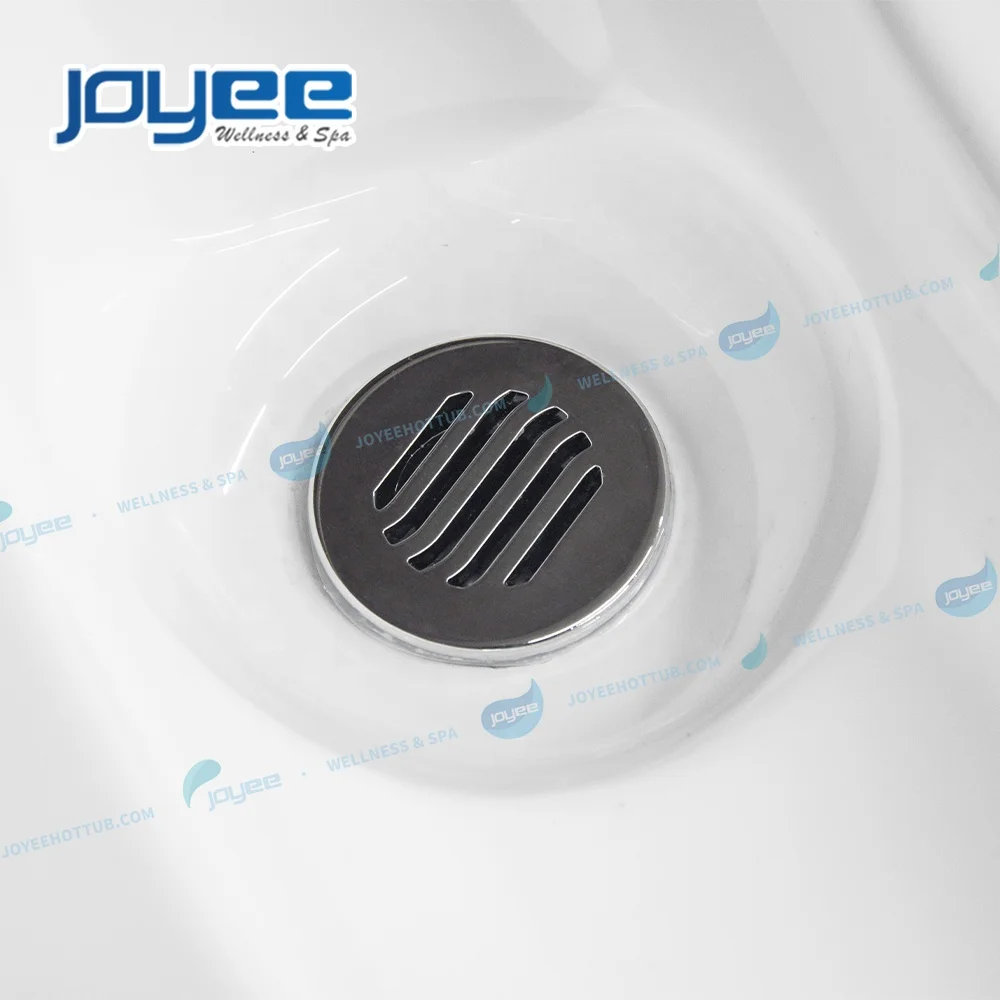 JOYEE OEM China Factory Wholesale Round Overflow Style 4 5 6 Persons Massage Hot Tub Spa 4 Swim Pool