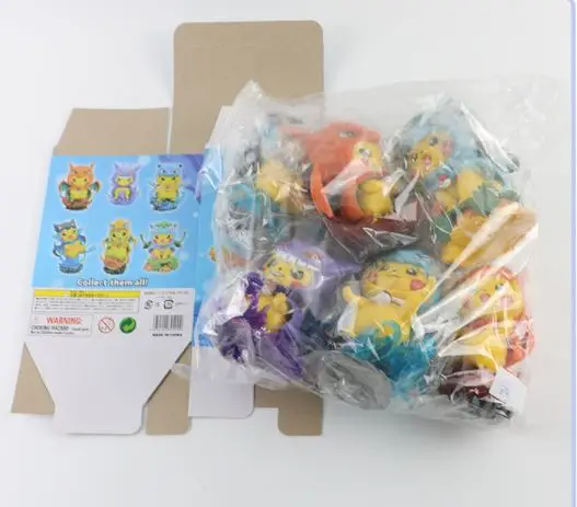 12 см PVC Pickachu Косплей Милая аниме фигурка для коллекции украшения модели игрушки