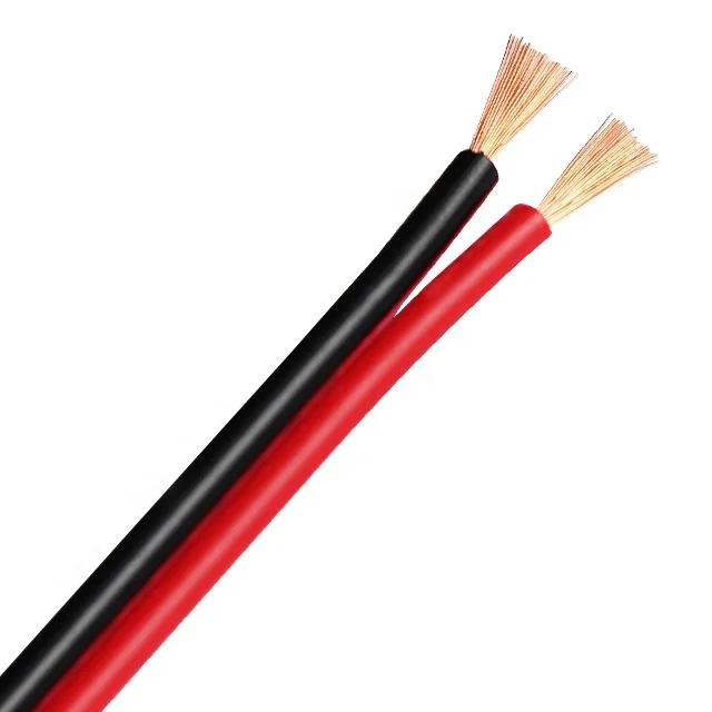 Power Cord 1.5Mm 2 Cores Electric Copper Speaker Wire Parallel Manufacturers Cable Price PVC wiring electrical wires and cables