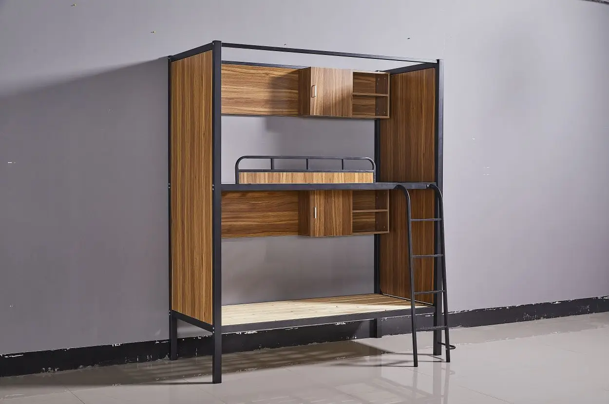 2021 latest iron frame bunk bed stylish atmospheric bed can be customized bed