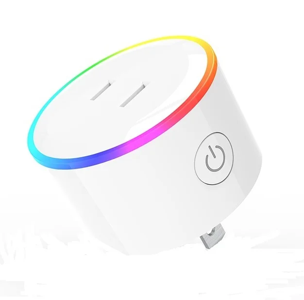 wifi RGB LED JP PH 2pin wireless electric smart home automatic plug socket power outlet App Alexa Google 10Amp Tuya remote voice