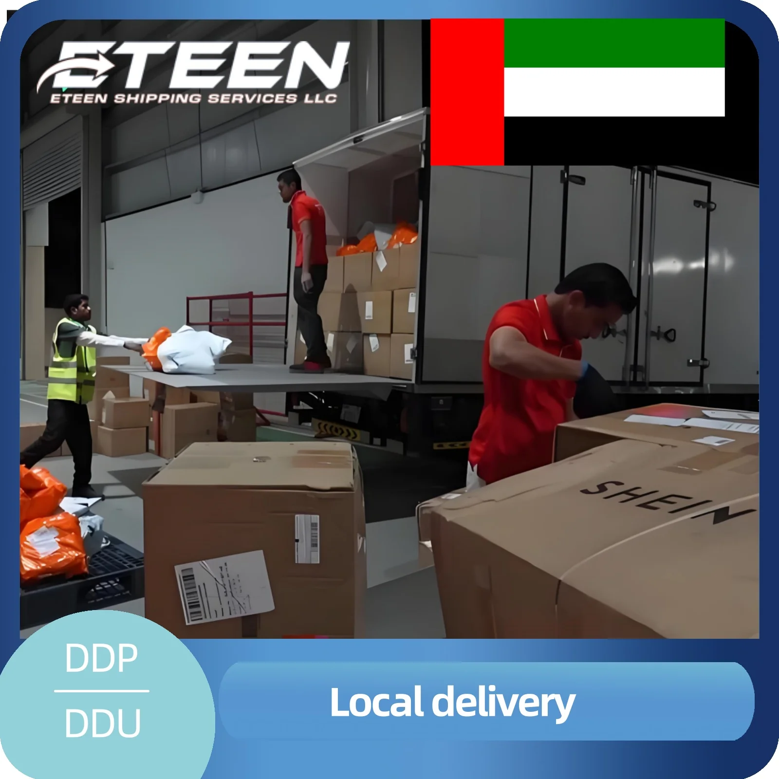 door to door supplier consolidation products freight cargo forward air shipping to UAE transport livraison products export