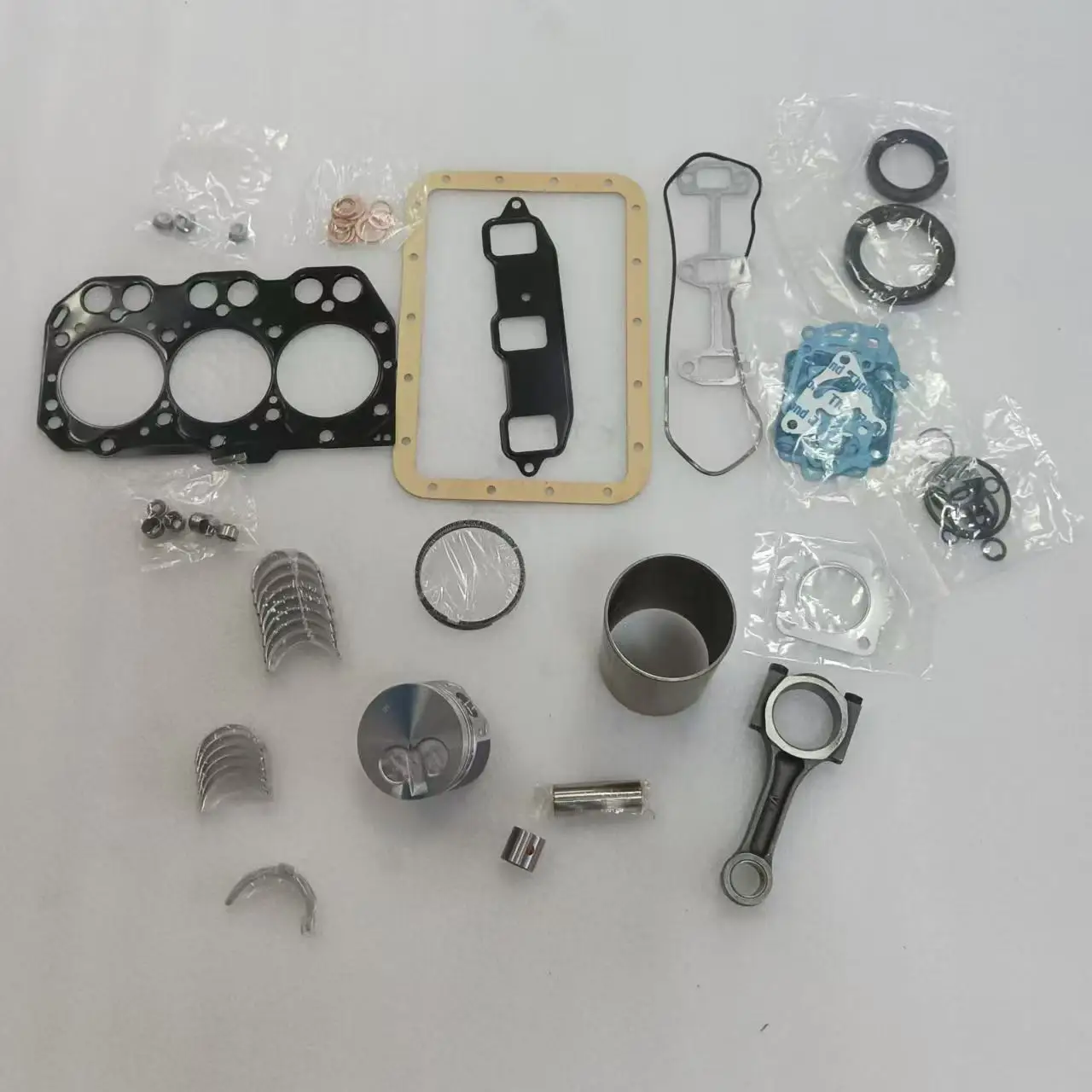 Rebuild Kit for Yanmar 4TNV98 3TNE74-GB2 3TNV98 Excavator engine spare parts liner kit cylinder block head Liner Kit