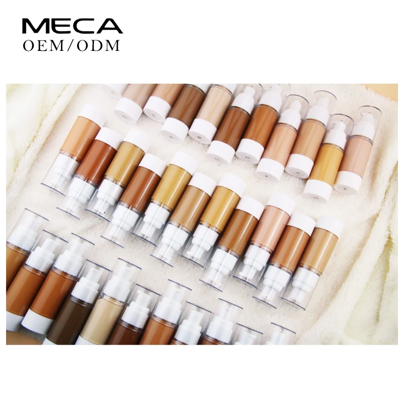 Popular good news cosmetics makeup make your own logo full coverage liquid foundation vegan long lasting