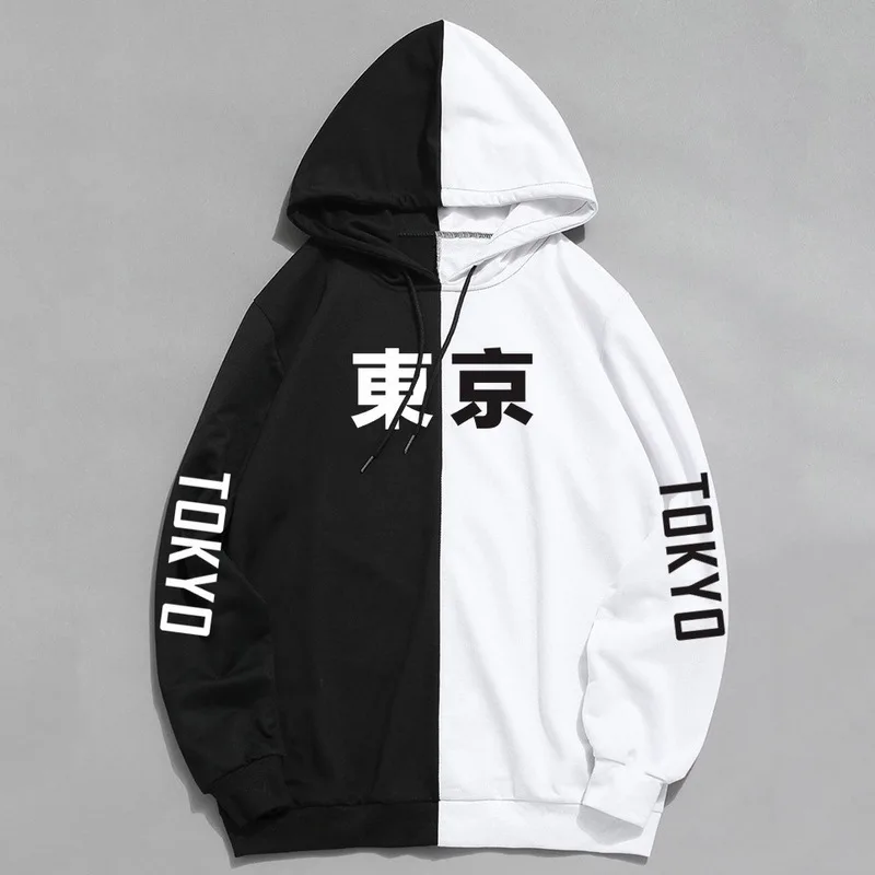 Japanese Hip Hop Hoody Harajuku Tokyo Printing Men Women Clothing Casual Pullover Sweatshirts 2020 Male Fashion Hot Hoodies