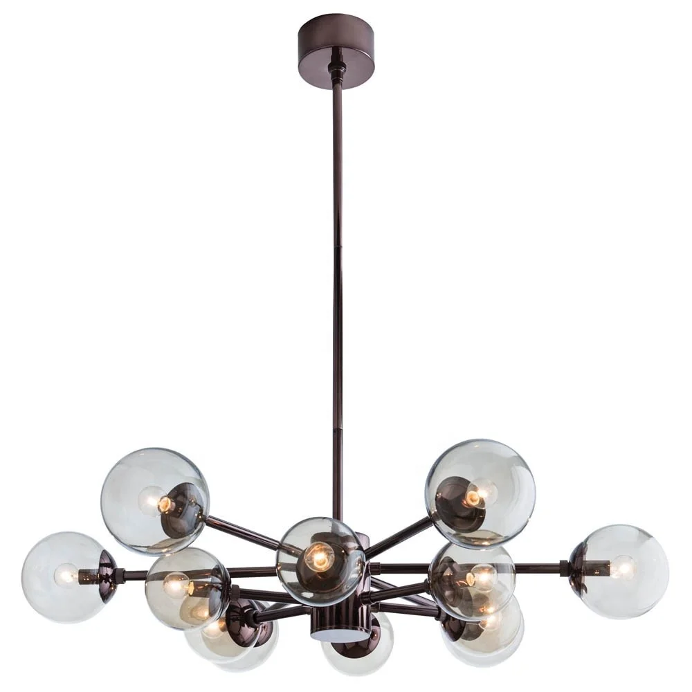 Vintage Brass Axis 3-Tier Chandelier Industrial Sensibility Ceiling Lamp Chandelier Lighting For Lobby