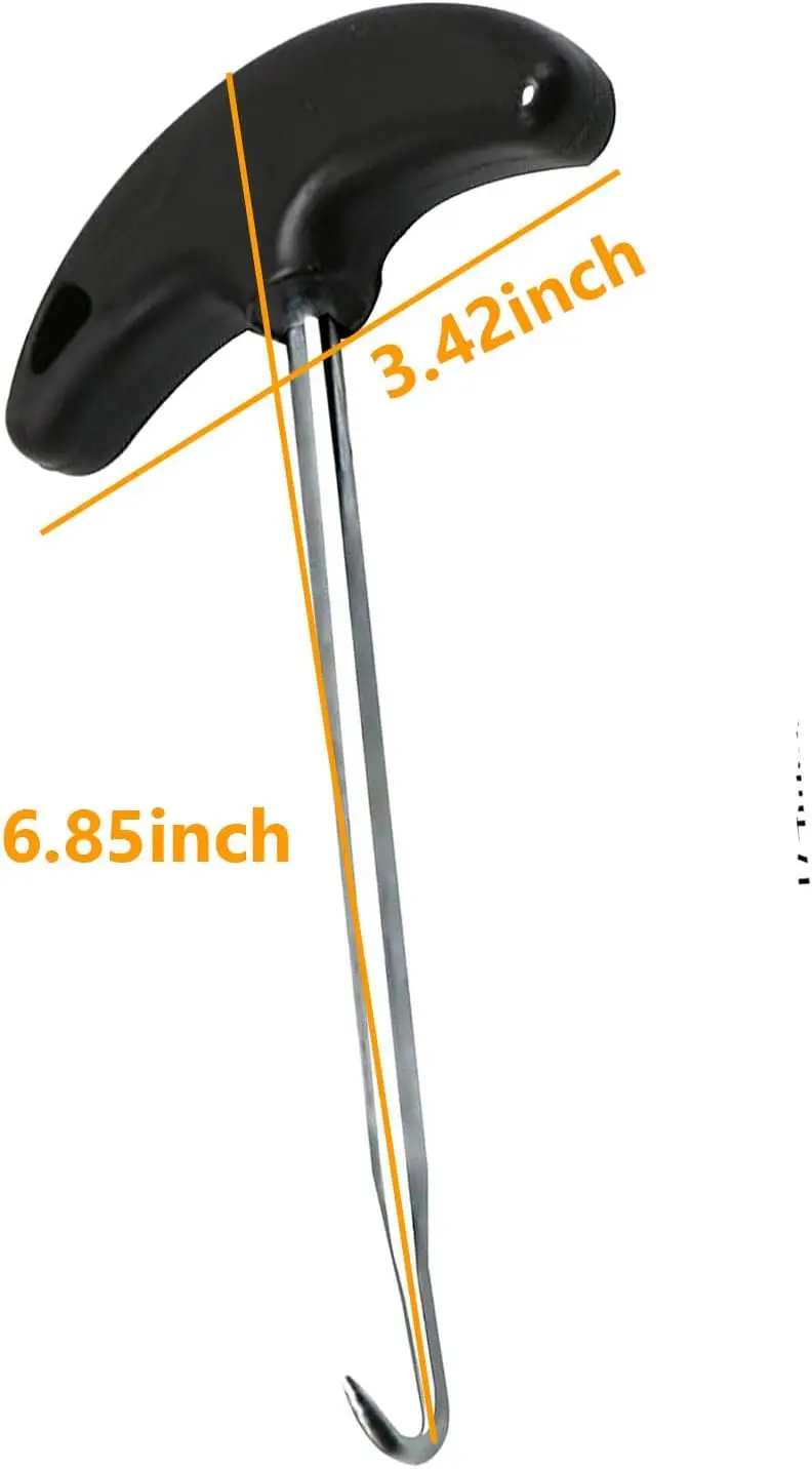 Exhaust Spring Puller Removal Tool Exhaust Pipe Spring Puller Installer Hook Tool with Exhaust Pipe Springs Swivel Hook