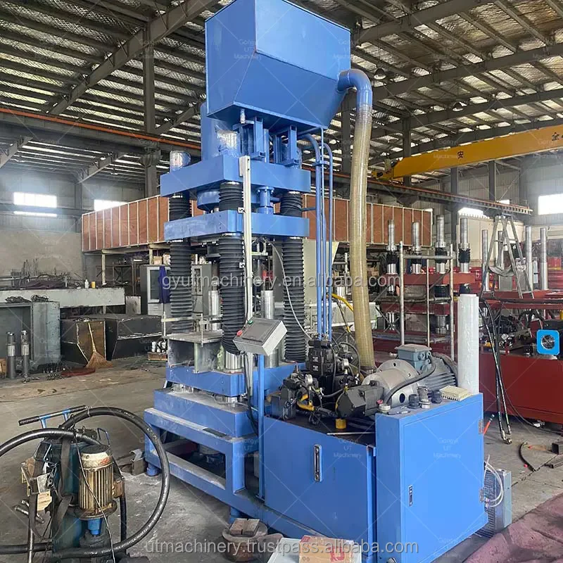 High density hydraulic briquetting press scrap aluminum chip briquette machine