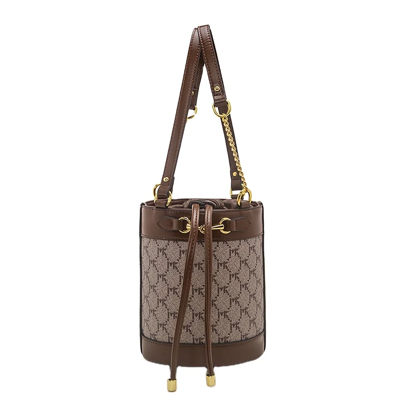 Bucket bag small 2022 new street trend everything goes with bag show temperament simple sense single shoulder slant female bag