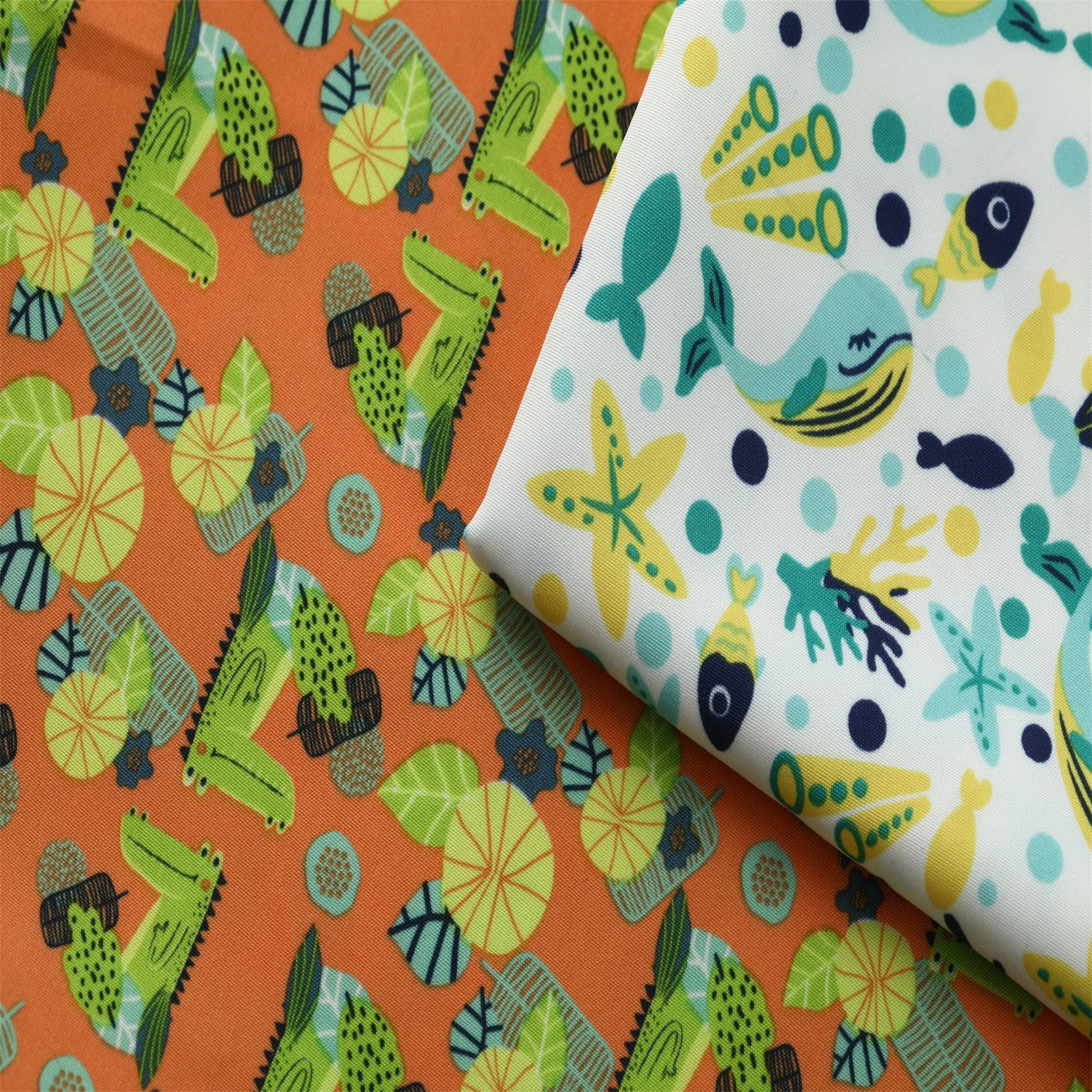 high quality 100% polyester Waterproof printed Plain peach skin velvet 75D*150D for shorts &pants