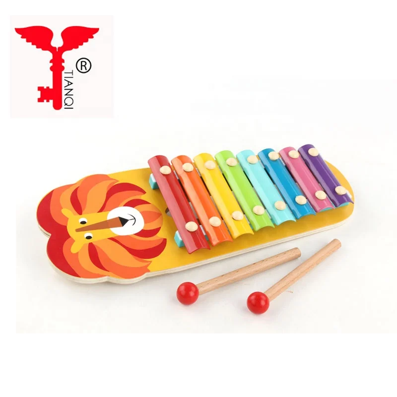 8 key animal lovely lion colored instrument xylophone