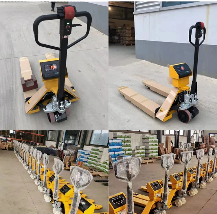 weighing pallet scale 2000kg pallet truck weighing scale