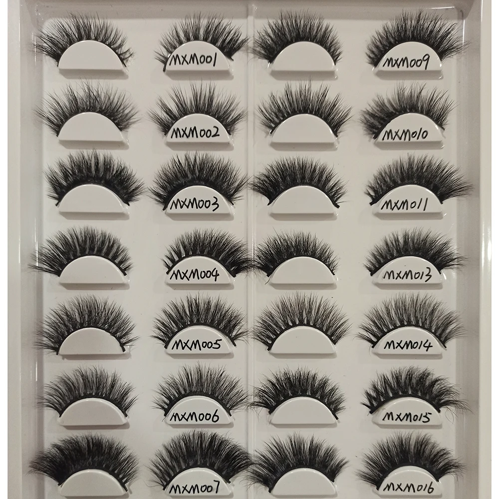 Wholesale Cosmetics Makeup Custom Eyelash Packaging Private Label False 3D Mink Lahes